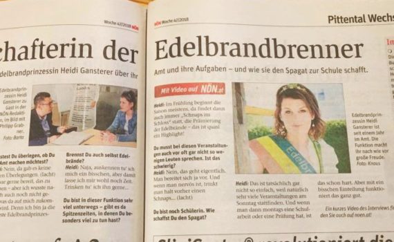Edelbrandprinzessin Heidi Gansterer im NÖN-Interview