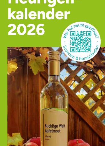 Heurigenkalender 2026